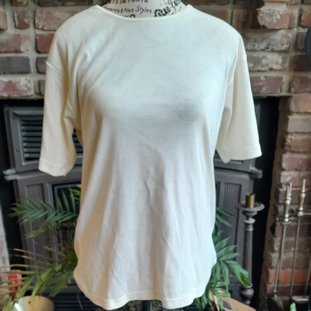 Nina Charles Knit Short Sleeve Top